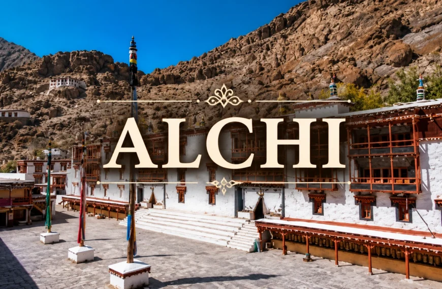 Alchi is a picturesque village in Ladakh