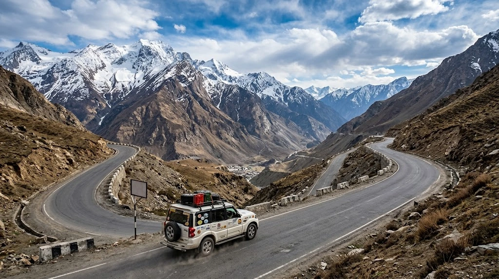 Chandigarh to Leh Distance by Road