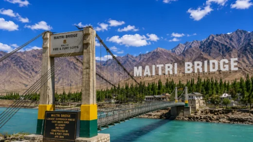 Choglamsar, Maitri Bridge