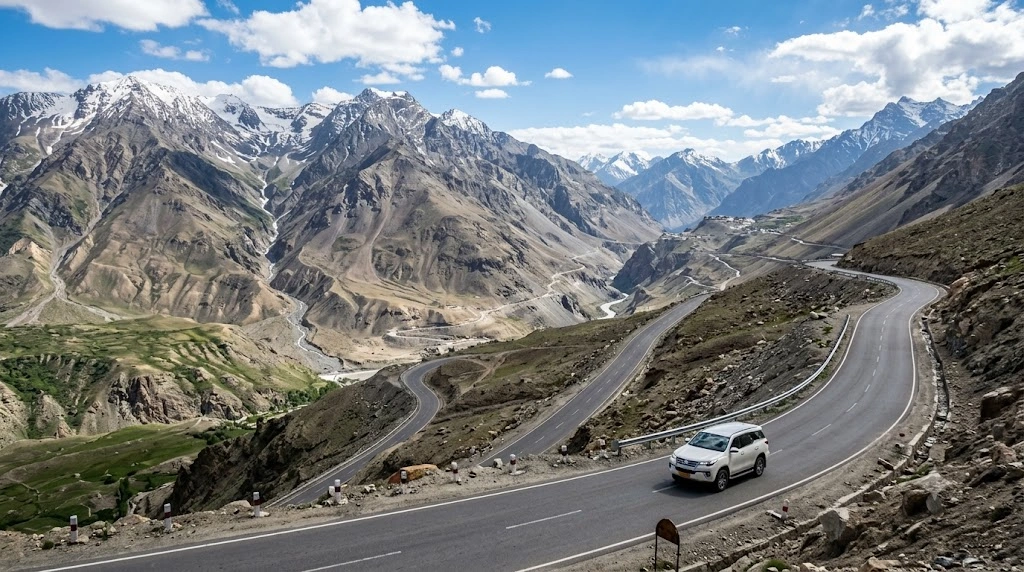 Guwahati to Leh Distance by Road – Route, Travel Time & Map