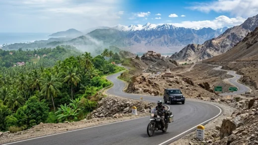 Kochi to Leh Distance by Road- Route, Travel Time & Map