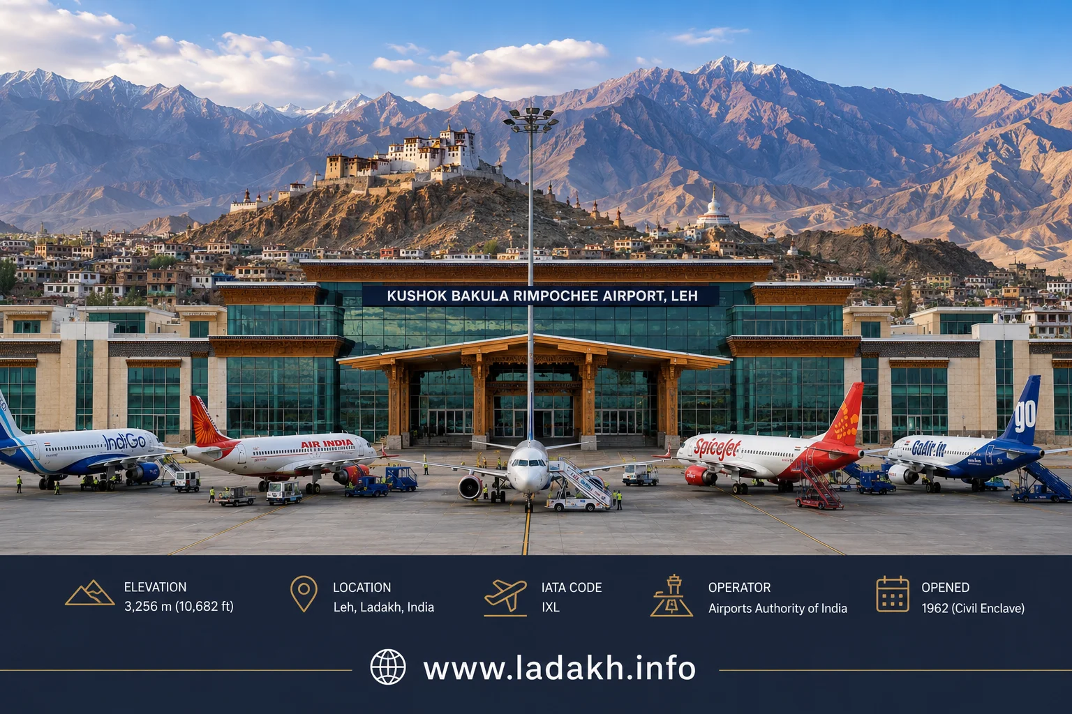 Kushok Bakula Rimpochee Airport (IXL)