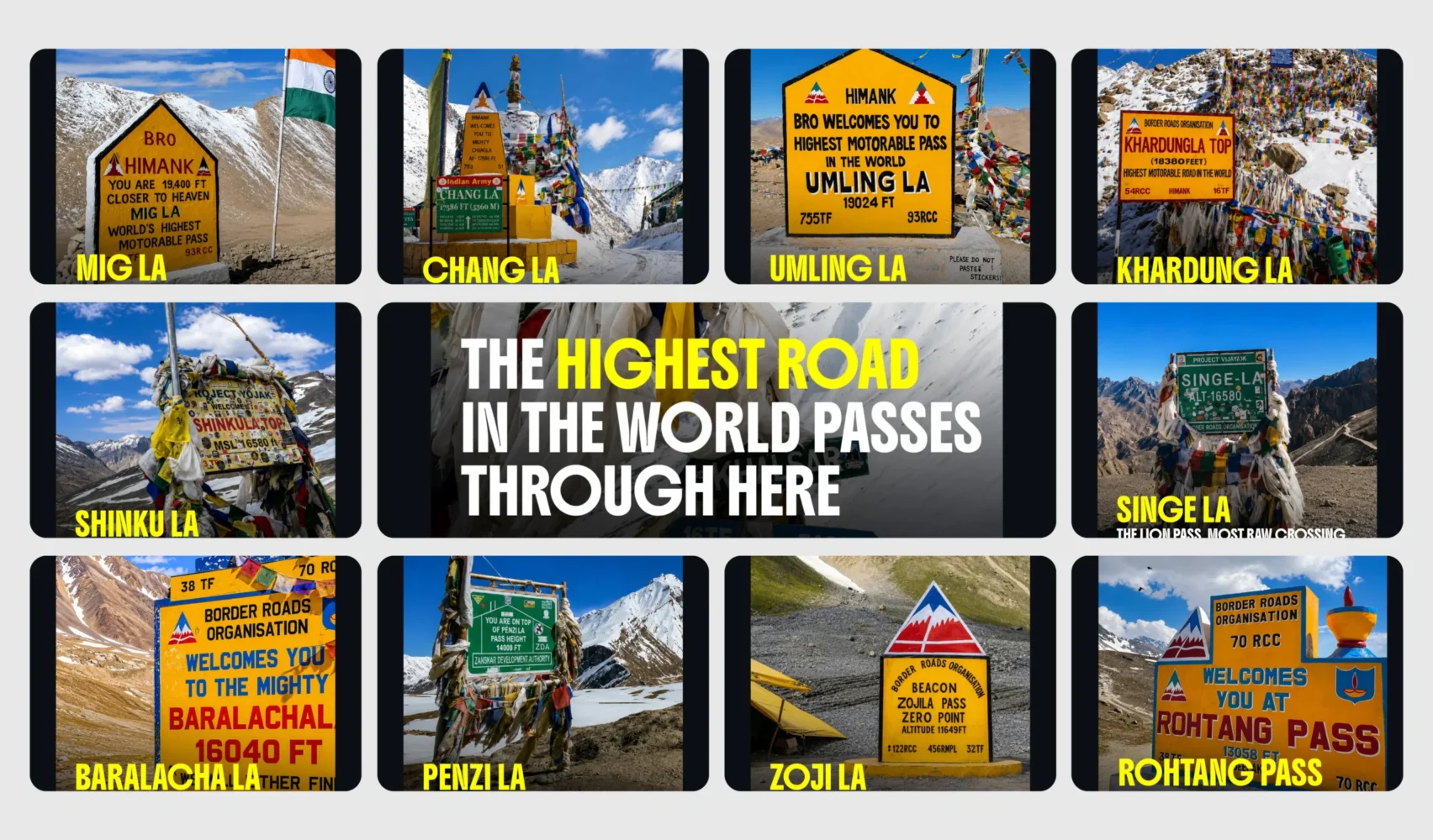 Mountain Passes of Ladakh