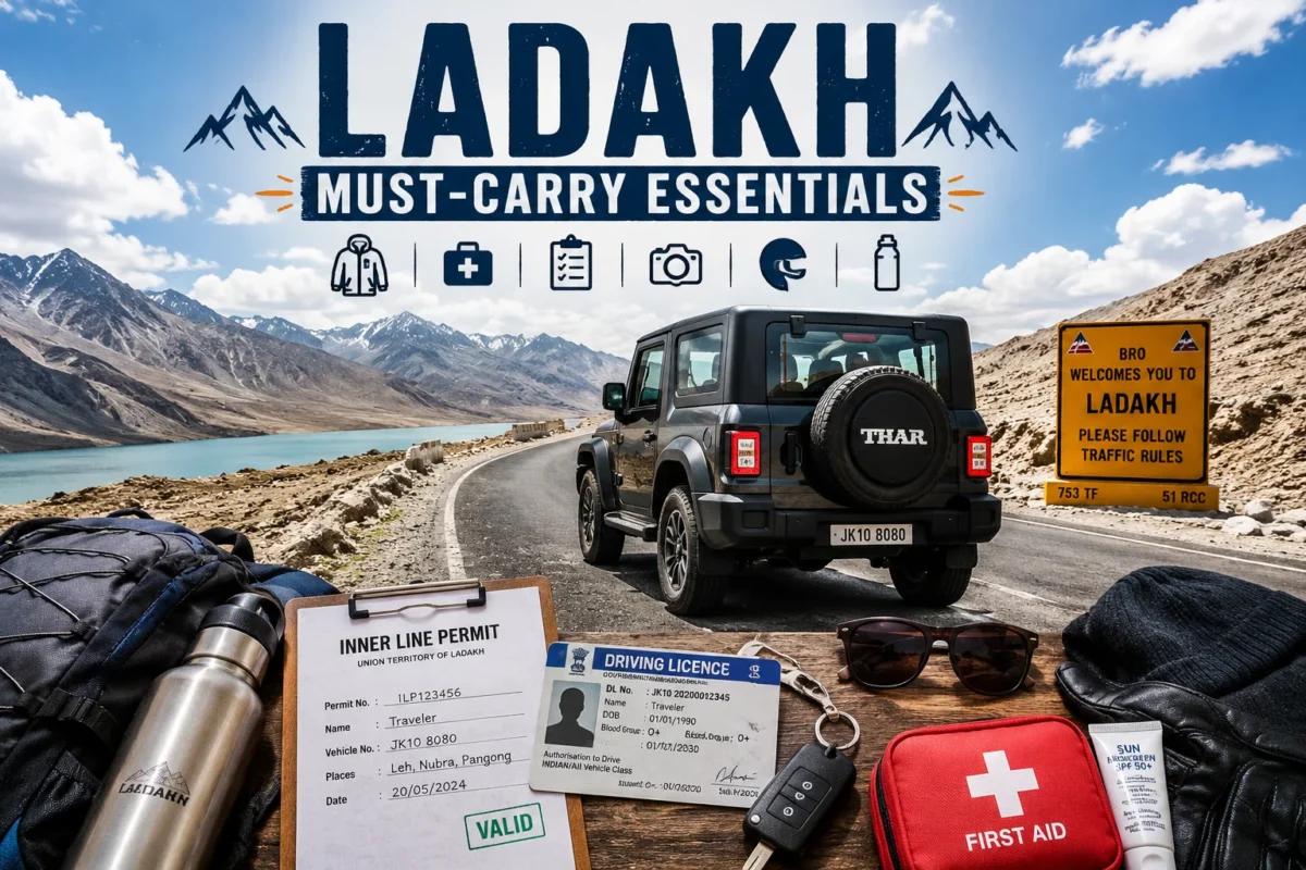 Must Carry Essentials for Ladakh Trip