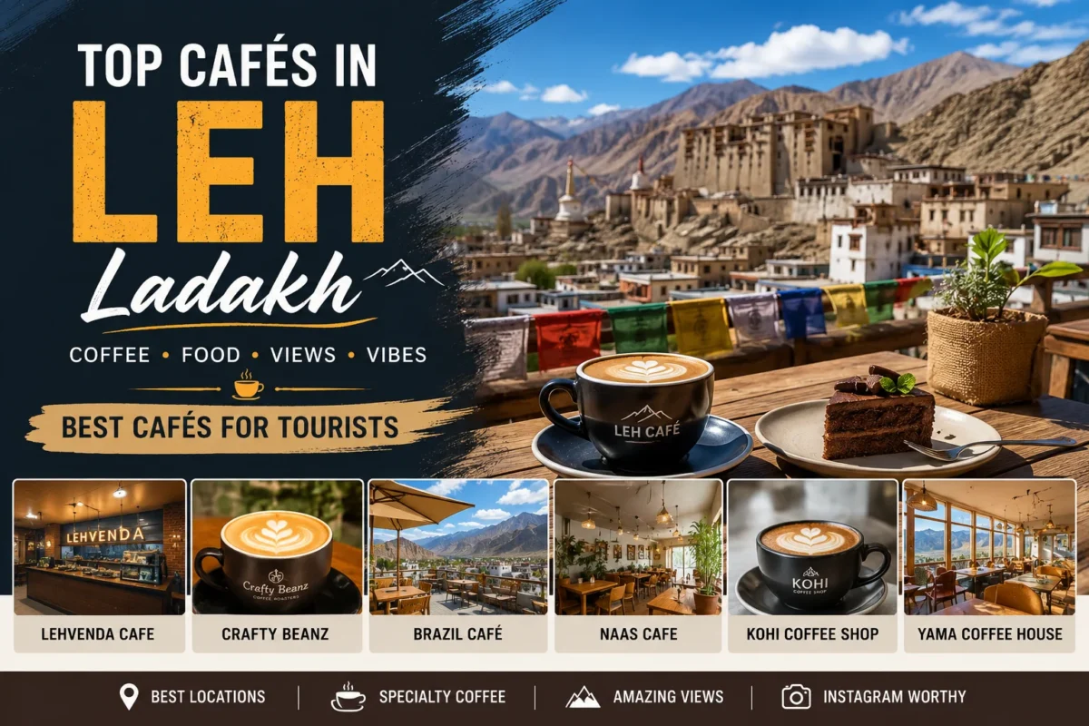 Popular Cafés for Tourists in Leh