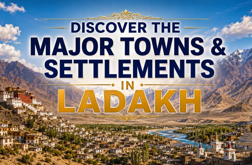 Towns and Major Settlements in Ladakh