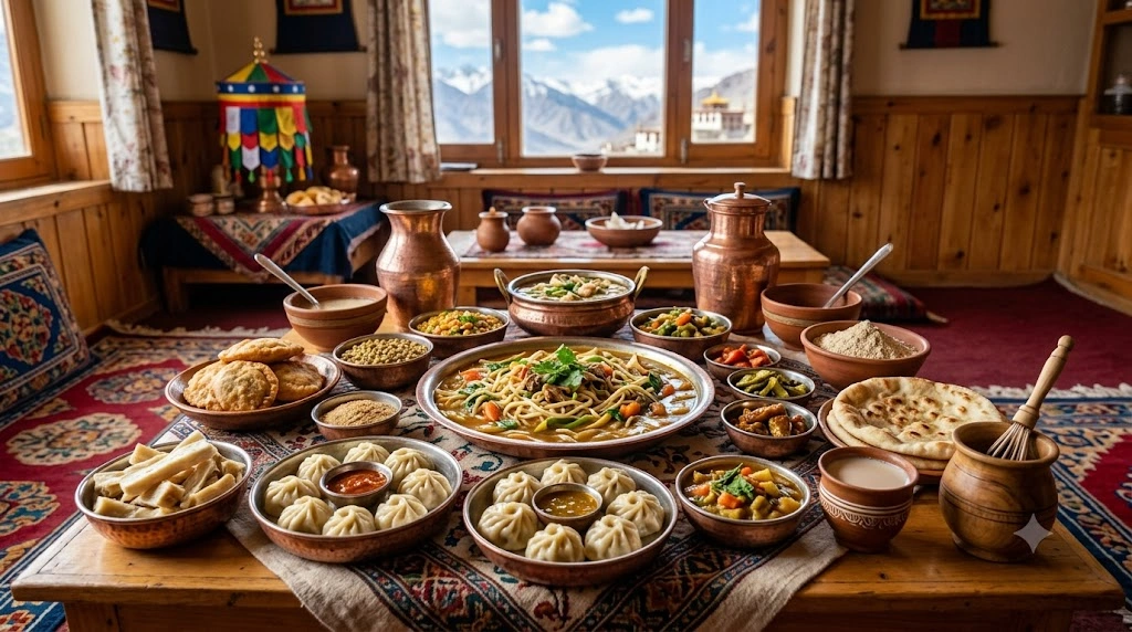 Traditional Ladakhi Feast (Losar Cuisine)