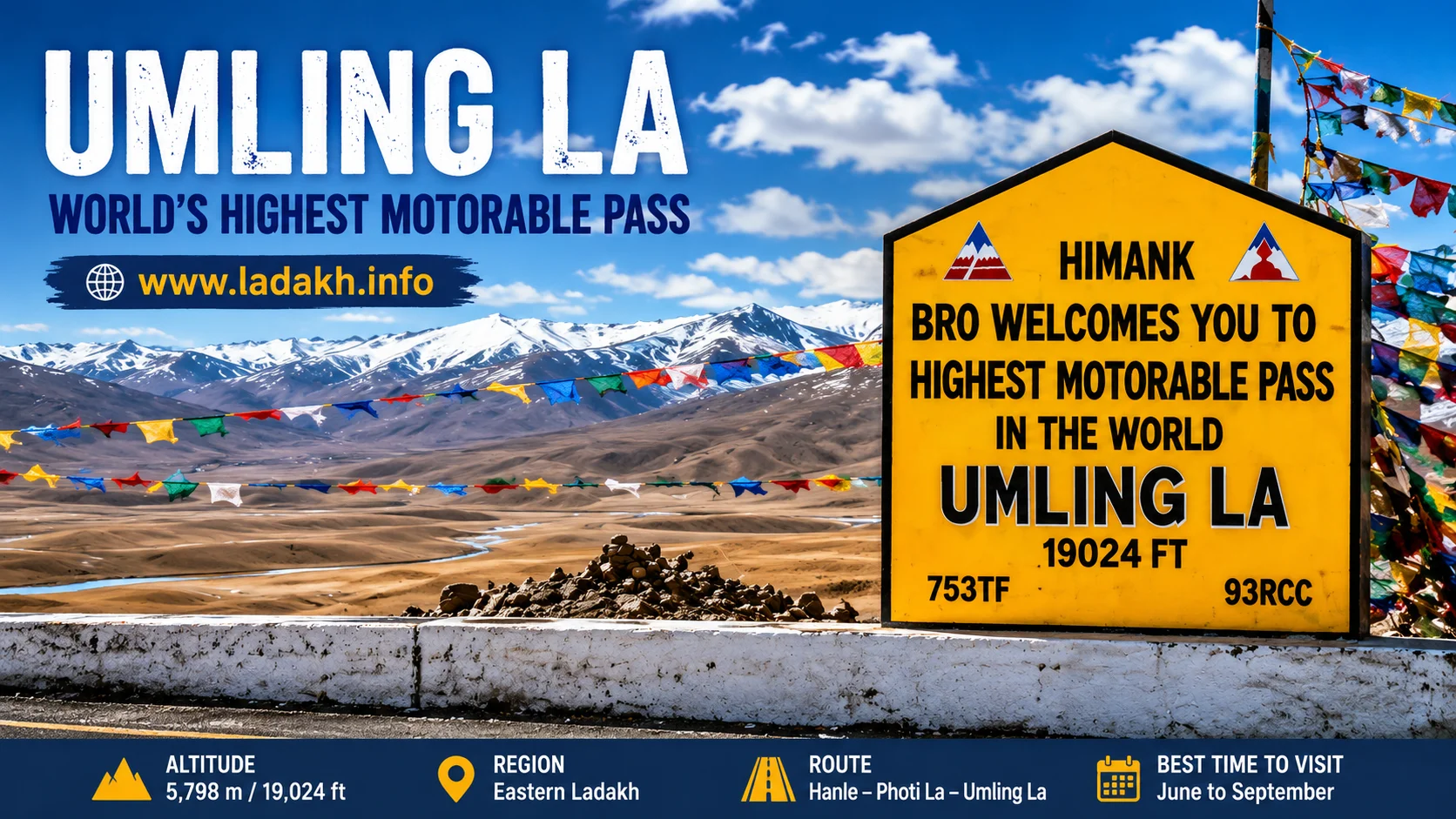 Umling La Pass in Ladakh