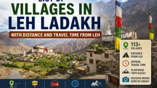 Villages Distance from Leh Ladakh